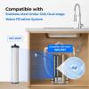 imageWaterdrop WDDSP1 Filter Replacement for Waterdrop DST Stainless Steel Under Sink Water Filter System Replacement Water Filters Reduce Chlorine Bad Taste ampamp Odor 8 Months Long Life 1 Pack