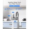 imageWaterdrop WDFF07 Replacement Filter Faucet Water Filter Replacement for WDFC07 Reduces Chlorine Taste and Odor Last Up to 9 Months Pack of 3