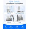 imageWaterdrop WDFF07 Replacement Filter Faucet Water Filter Replacement for WDFC07 Reduces Chlorine Taste and Odor Last Up to 9 Months Pack of 3
