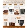 imageWaterdrop Cold Brew Coffee Maker with 1 Magnesium Water Filter for WellBalanced Acidity Unlocks Aroma BPAFree Cold Brew Pitcher Stainless Steel Filter for Iced Coffee Tea Lemonade BlackBlack