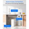 imageWaterdrop F4A Alkaline Mineral pH External Filter Only Replacement for X12Plus Dual Flow Tankless Reverse Osmosis Water Filter 6month Lifetime
