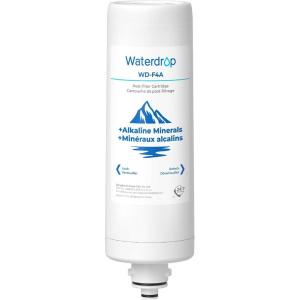 imageWaterdrop F4A Alkaline Mineral pH External Filter Only Replacement for X12Plus Dual Flow Tankless Reverse Osmosis Water Filter 6month Lifetime