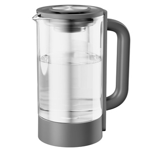 image:imageMaxblue GPWD Glass Water Pitcher Compatible with Waterdrop M6H Countertop Reverse Osmosis System Grey