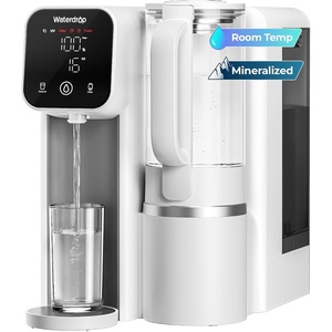 image:imageWaterdrop M6SL Mineral Reverse Osmosis System Countertop Water Filter 8Stage 31 Pure to Drain RO System Delivers Purified Water to Glass Pitcher NSFANSI 372 amp 58 Certified RoomTemperature