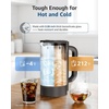 image:imageMaxblue GPWDB Glass Water Pitcher Compatible with Waterdrop M6CG Countertop Reverse Osmosis System Dark Grey