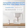 image:imageWaterdrop 06AL Alkaline Water Filter Replacement for Brita Water Pitchers and Dispensers amp Waterdrop WDPT11 NSF Certified SmoothTasting pH Balance Long Lasting Up to 6 Months 3 PackStandard 6 Count