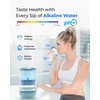 image:imageWaterdrop PT09BL 10Cup Large Glass Water Filter Pitcher EcoFriendly NSFANSI 53 42 amp 372 Certified Filter Reduces PFOAPFOS Chlorine Cadmium Copper amp Mercury BPAFree Easy to Clean BlackBlue