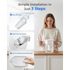 image:imageWaterdrop PT11BL 7Cup Alkaline Water Filter Pitcher with 3 Replacement Filters Can Work with Brita Water Pitchers amp Filters SmoothTasting Water Increases PH Up to 6 Months BlueWhite