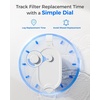 image:imageWaterdrop PT11BL 7Cup Alkaline Water Filter Pitcher with 3 Replacement Filters Can Work with Brita Water Pitchers amp Filters SmoothTasting Water Increases PH Up to 6 Months BlueWhite