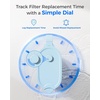 image:imageWaterdrop PT11BL 7Cup Alkaline Water Filter Pitcher with 3 Replacement Filters Can Work with Brita Water Pitchers amp Filters SmoothTasting Water Increases PH Up to 6 Months BlueBlue