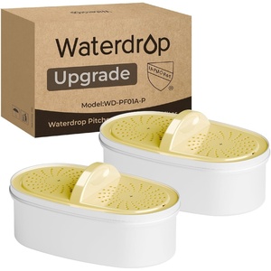 image:imageOriginal Waterdrop PF01AP Upgrade NSF 53 amp 42 amp 372 Certified Replacement Filters for Waterdrop Pitcher and Dispenser Reduces Lead PFAS PFOAPFOS Chlorine Cadmium Copper Mercury 3 Pack2