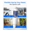 image:imageWaterdrop Hard Water Filter for Hose Car Wash Reduces Hard Water Spots  Softens Water Designed for Car Washing Window amp Yard Cleaning with Flexible Hose Protector 2 PackFilter 4 Pack