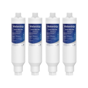 image:imageWaterdrop Hard Water Filter for Hose Car Wash Reduces Hard Water Spots  Softens Water Designed for Car Washing Window amp Yard Cleaning with Flexible Hose Protector 2 PackFilter 4 Pack